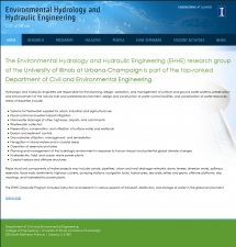 Environmental Hydrology and Hydraulic Engineering screen shot